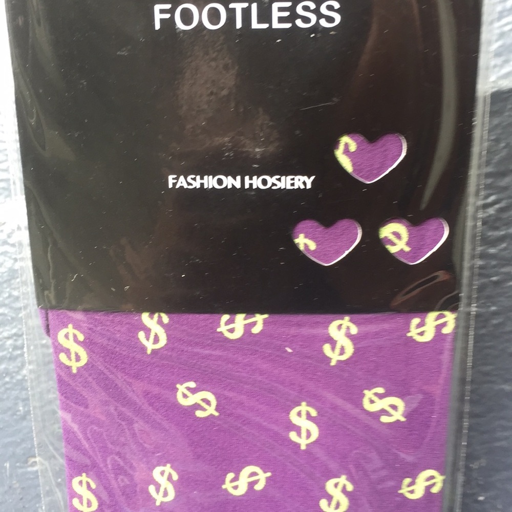3D Digital Printed Dollar Money Sign Hosiery - Picture 6 of 7